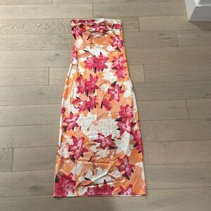 Strapless floral Hello Molly dress